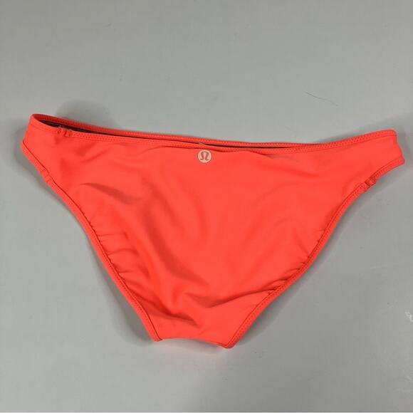 Lululemon Athletica | Neon Orange Reversible Gray Bikini Bottoms 6 - Picture 6 of 6